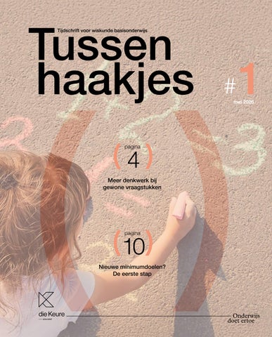 Tijdschrift Tussen haakjes - wiskunde basisonderwijs - nummer 1