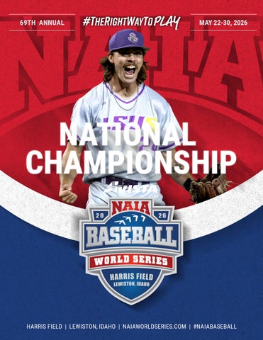 2026 Avista NAIA World Series Program