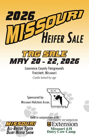 Missouri All-Breeds Heifer Tag Sale