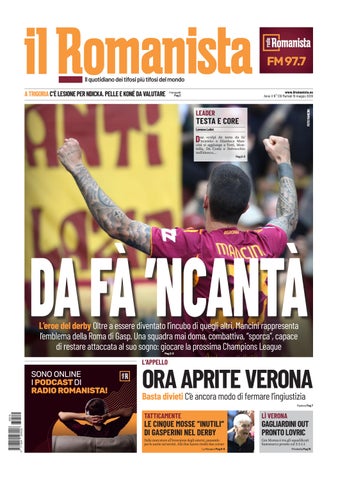 Il Romanista del 19 maggio 2026