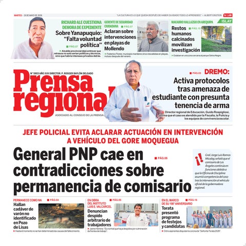 La Prensa Regional – Martes 19 de mayo de 2026