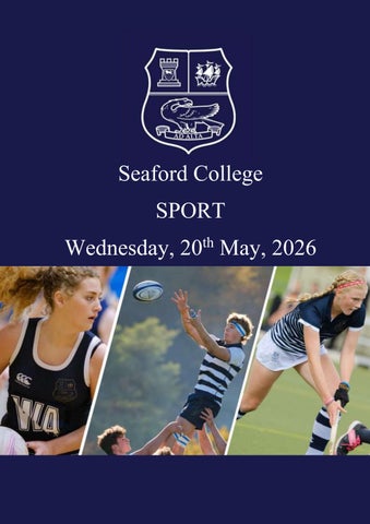 Wednesday Sports Programme - 20/05/2026