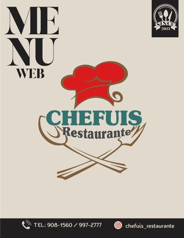 CHEFUIS MENÚ 2026 WEB