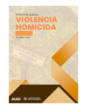 Informe Homicidios Abril 2026