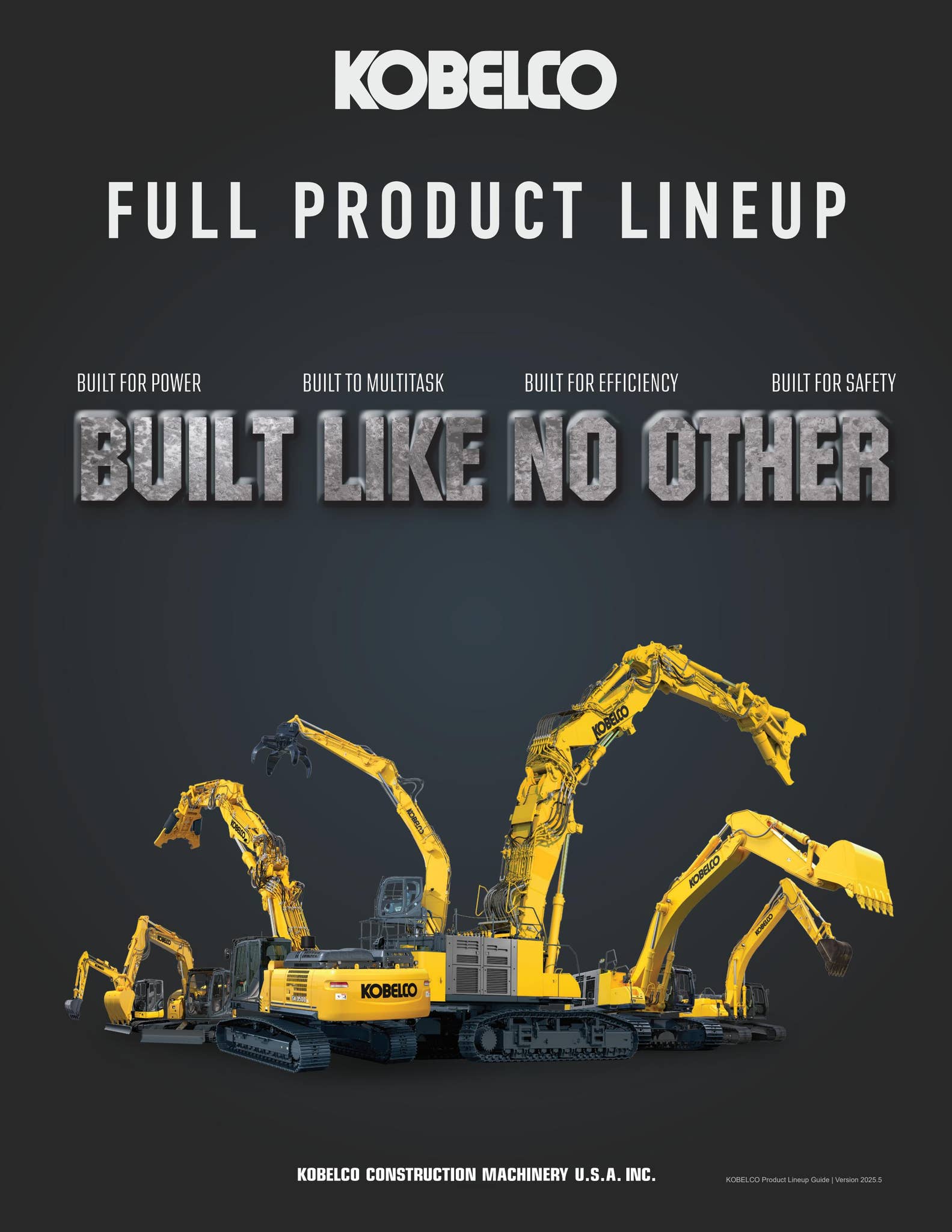KOBELCO Full Product Lineup 2026 by KOBELCO Construction Machinery 