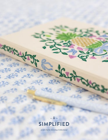 Simplified Wholesale Catalog Fall & Holiday 2026