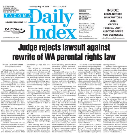 Tacoma Daily Index, May 19, 2026
