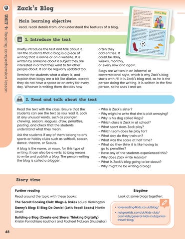 Reading Comprehension × Writing Skills Teacher’s 册 2 - In Print Letters ( 美国 English ) 第 6 页