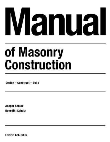 Manual of Masonry Construction 第 2 页