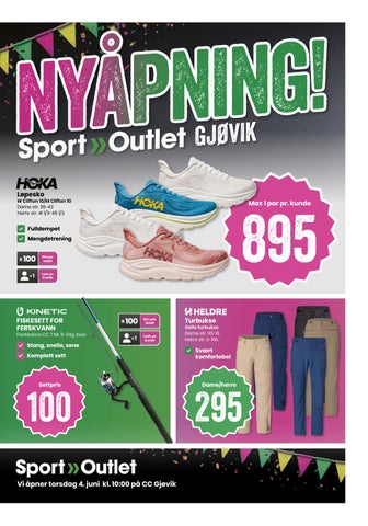 Sport Outlet - nyåpning Gjøvik