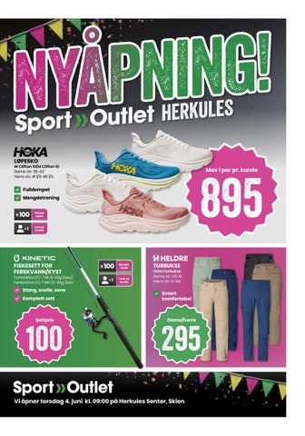 Sport Outlet - nyåpning Herkules