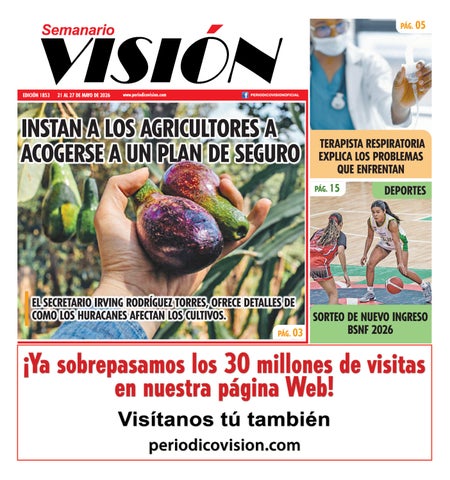 Periódico Visión E-1853 • 21 al 27 de mayo de 2026 