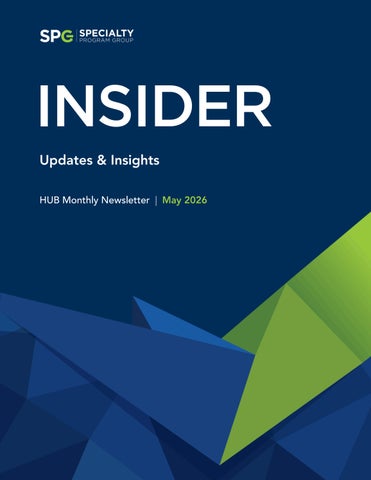 INSIDER | HUB Monthly Newsletter | May 2026