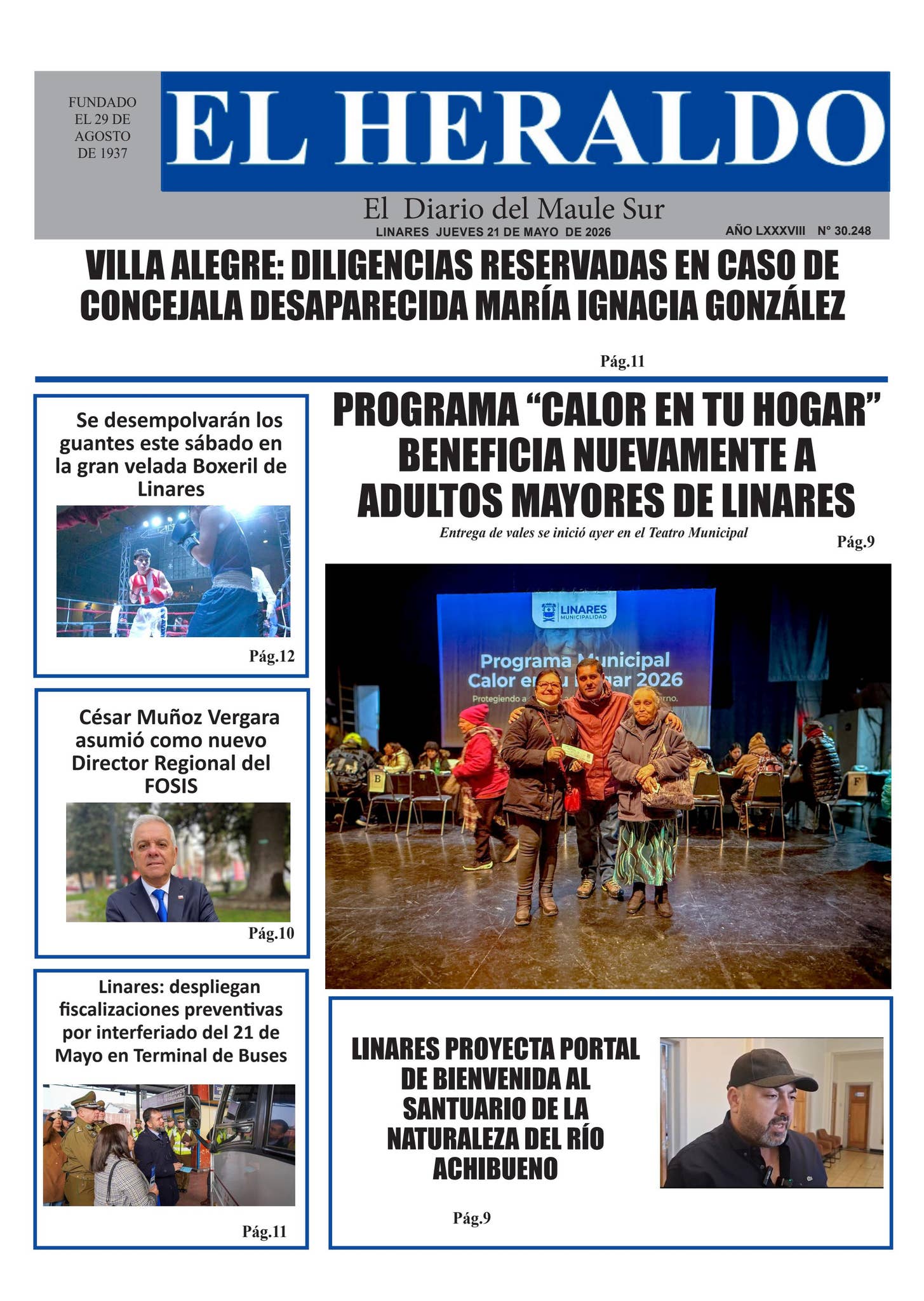 Jueves 21 de mayo 2026