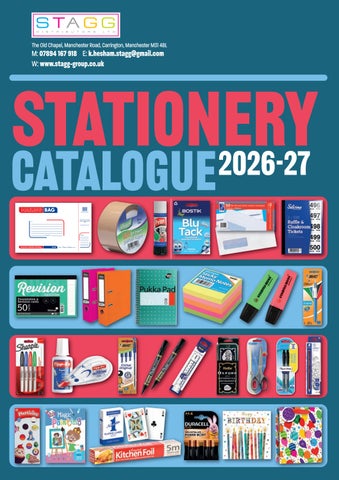 Stagg Stationery Catalogue HO 26/27