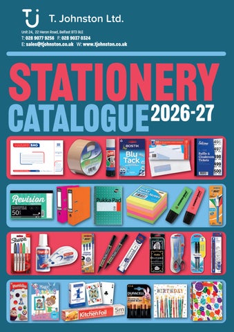 Stagg Stationery Catalogue TJ 2026/27