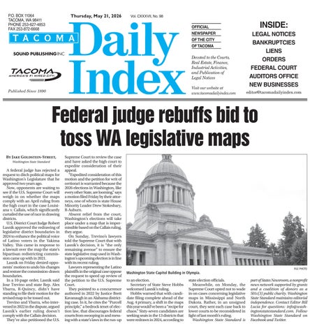 Tacoma Daily Index, May 21, 2026