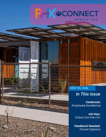 PHXConnect Newsletter May 20, 2026