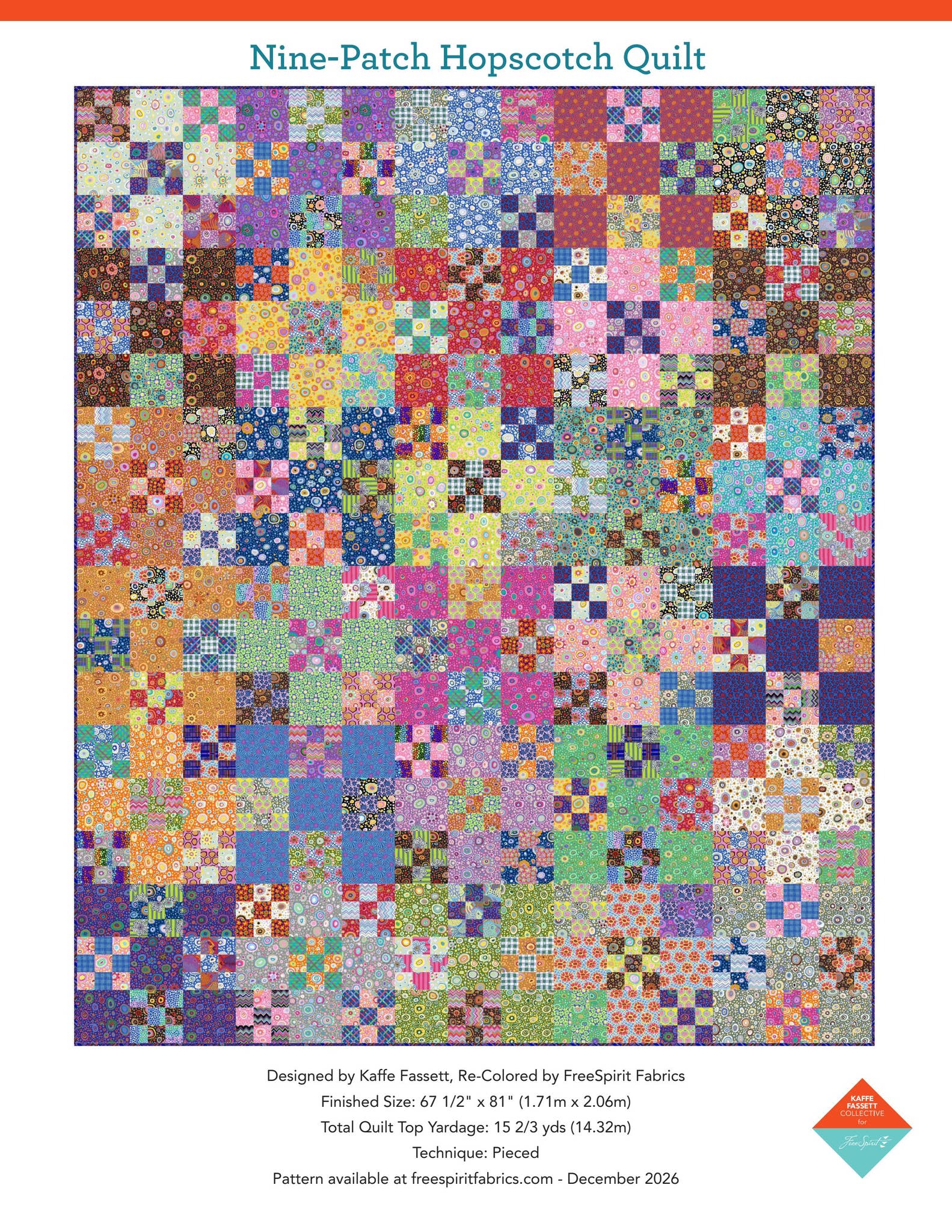 「ねっこ」apolina additions patchwork Nine-Patch Hopscotch Quilt Update by FreeSpirit Fabrics - Issuu