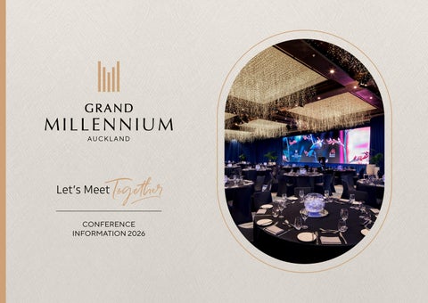 Grand Millennium Auckland Conference Brochure