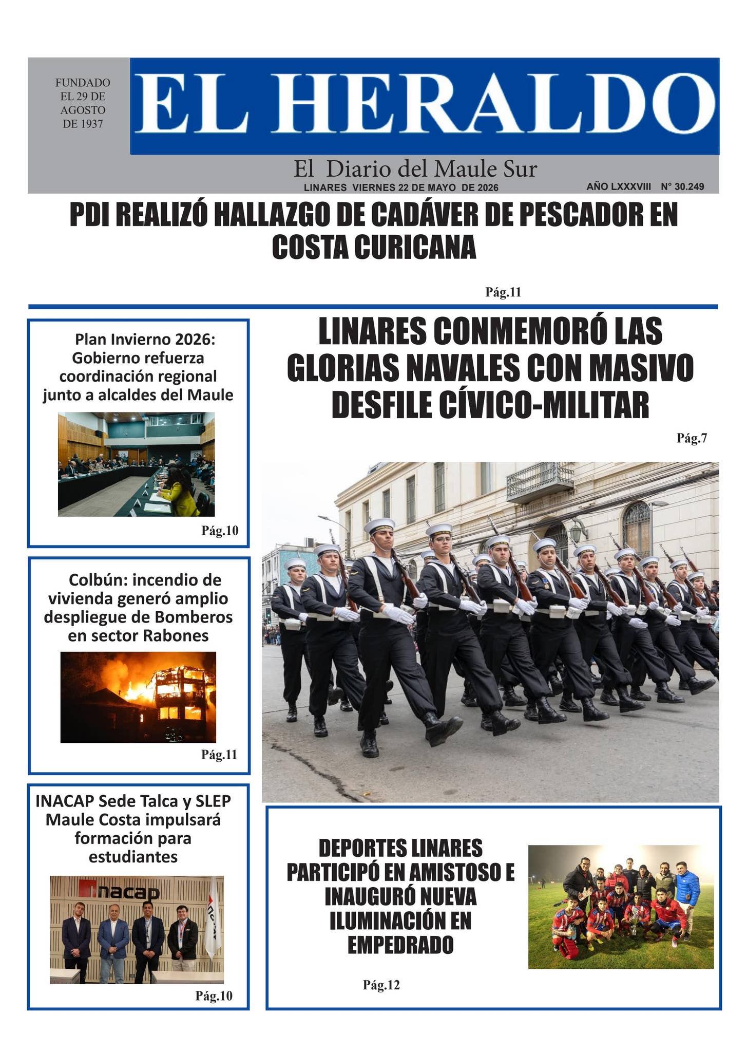 Viernes 22 de mayo 2026