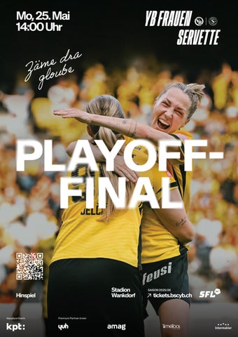 Matchprogramm YB Frauen - Servette