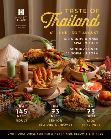 Taste of Thailand Menu