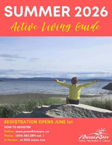 PRC Summer 2026 Active Living Guide