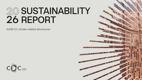 2026 Sustainability Report - AASB S2 climate-related disclosures