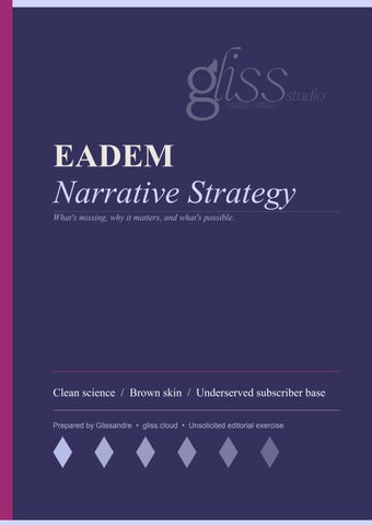 eadem-narrative-strategy-notes