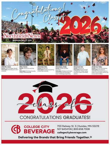 Northfield Area Graduation 2026