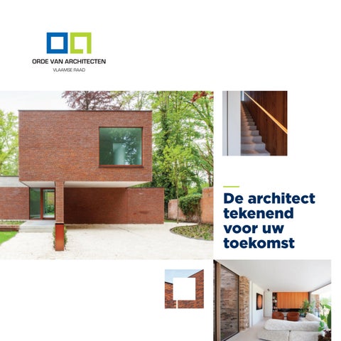 De architect tekenend voor uw toekomst