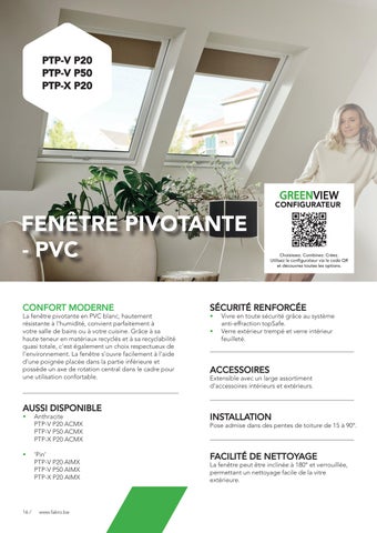 FAKRO BE - Fenêtre 德文 toit GREENVIEW 第 16 页