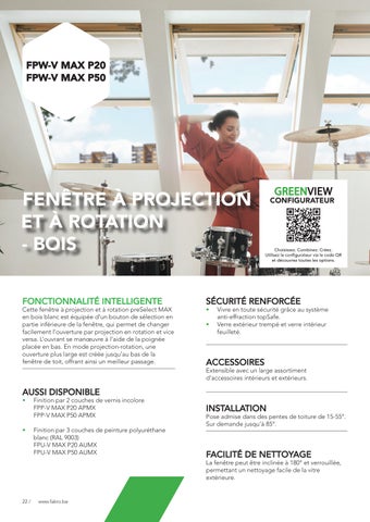 FAKRO BE - Fenêtre 德文 toit GREENVIEW 第 22 页