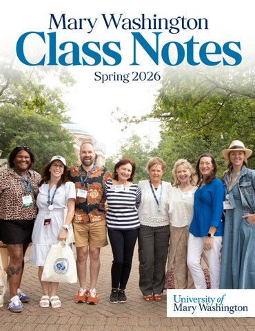 Mary Washington Class Notes Spring 2026