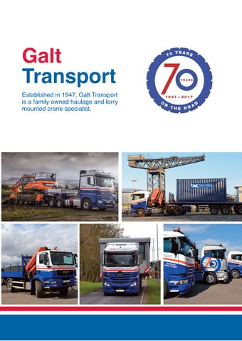 Galt Transport brochure