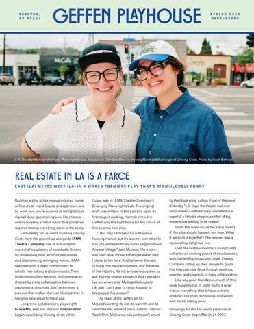 Geffen Playhouse Spring 2026 Newsletter