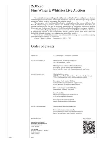 Fine Wines × Whiskies, May 2026 第 3 页