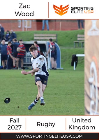 Zac Wood Sporting CV