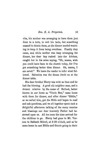 Successful Evangelism or Life and Labour of Rev. E. A. Fergerson 第 21 页