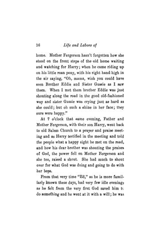 Successful Evangelism or Life and Labour of Rev. E. A. Fergerson 第 22 页