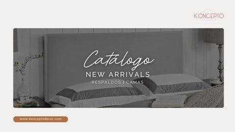 New Arrivals Respaldos y Camas