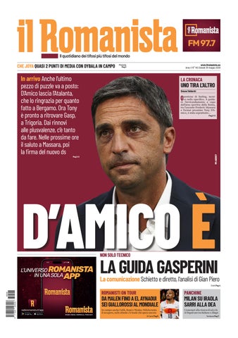 Il Romanista del 28 maggio 2026
