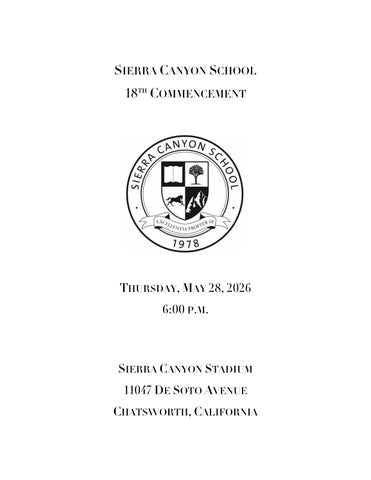 2026 12th Grade Commencement Ceremony