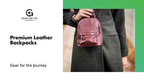 Premium Leather Backpacks