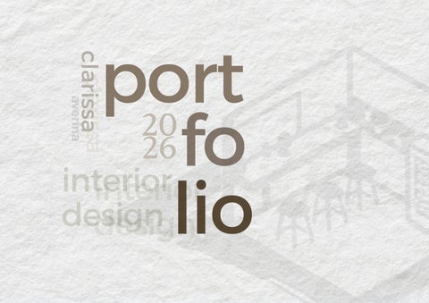INSIDE SPACE — Interior Portfolio 2026