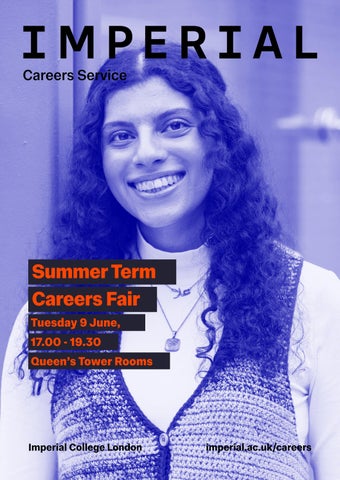 Summer term carees fair brochure