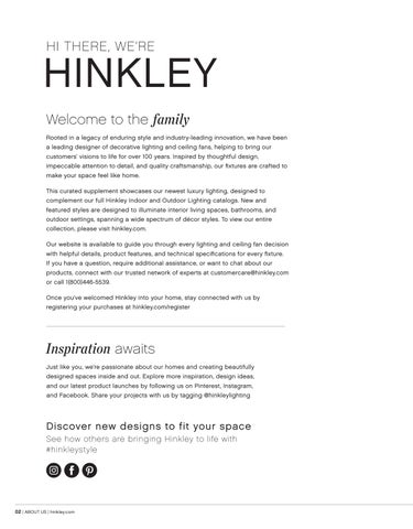 Hinkley 室内 × 户外照明 Supplement June 2026 第 4 页