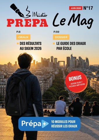 LE MAG 17 l MISTER PREPA - Oraux, Entretien & Choix SIGEM