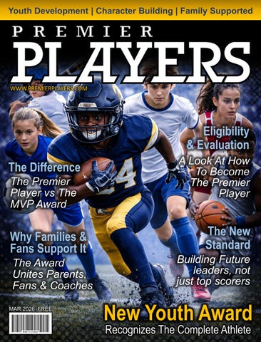 Premier Player Trophy Brochure for Youth Sports